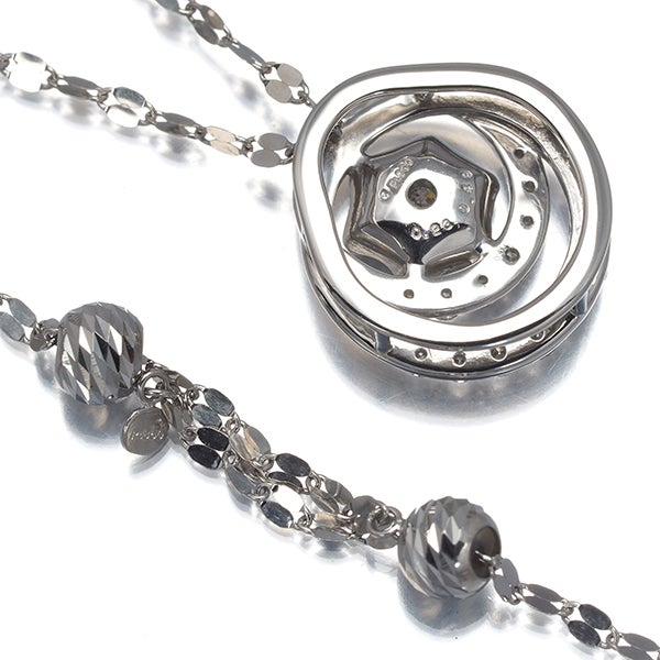 エステール ネックレス  ダイヤ 0.23ct/0.49ct   Pt900/Pt850 