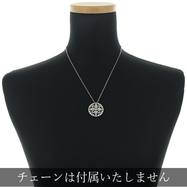 モニッケンダム ペンダントトップ  ダイヤ 0.63ct  ローズカット サークル 透かし Pt900 