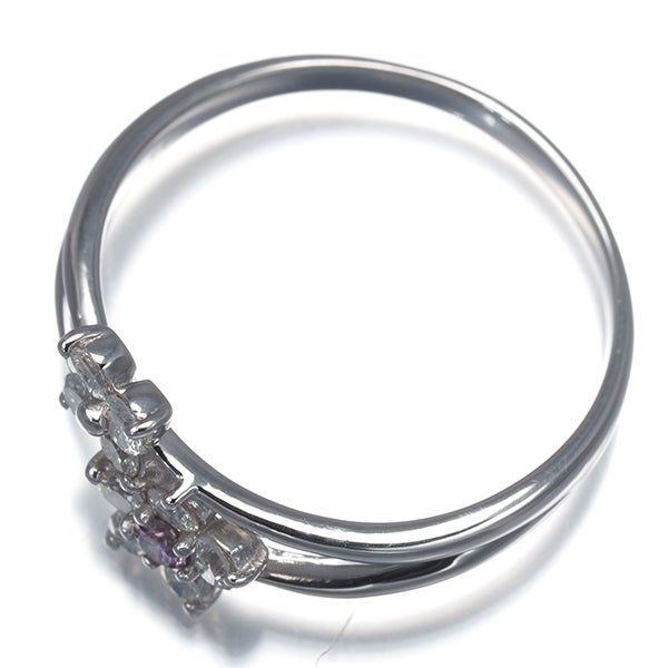  ダイヤ 0.067ct FANCY PURPLISH PINK I1/0.44ct   リング Pt900 鑑