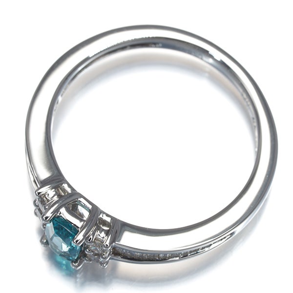  グランディディエライト 0.277ct ダイヤ 0.27ct   リング Pt950 ソーティング