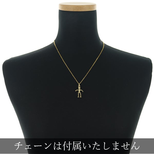 ウノアエレ ペンダントトップ    ビーズ ドール K18YG 