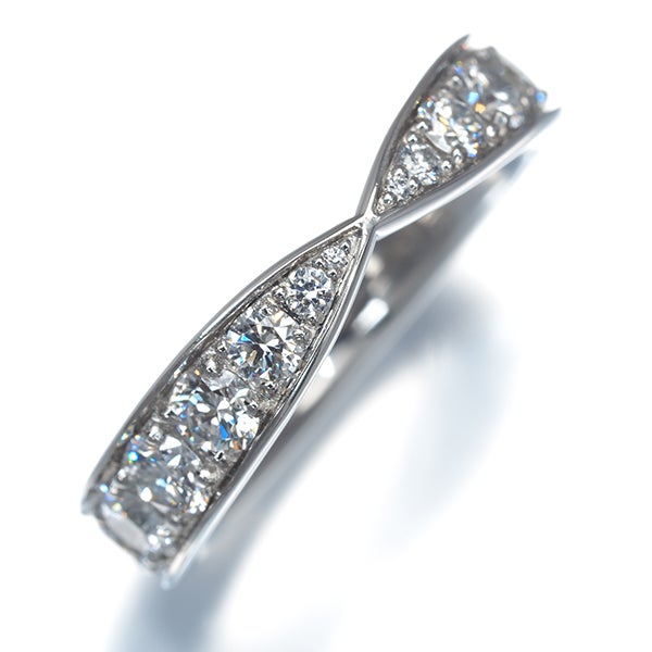 ティファニー リング  ダイヤ 1.01ct ハーモニー ワイド 10号 Pt950 