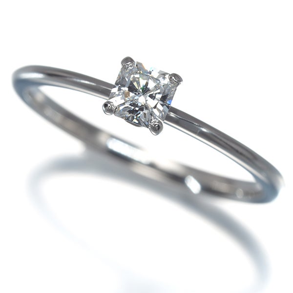 ティファニー リング  ダイヤ 0.22ct トゥルー ソリティア 10.5号 Pt950 