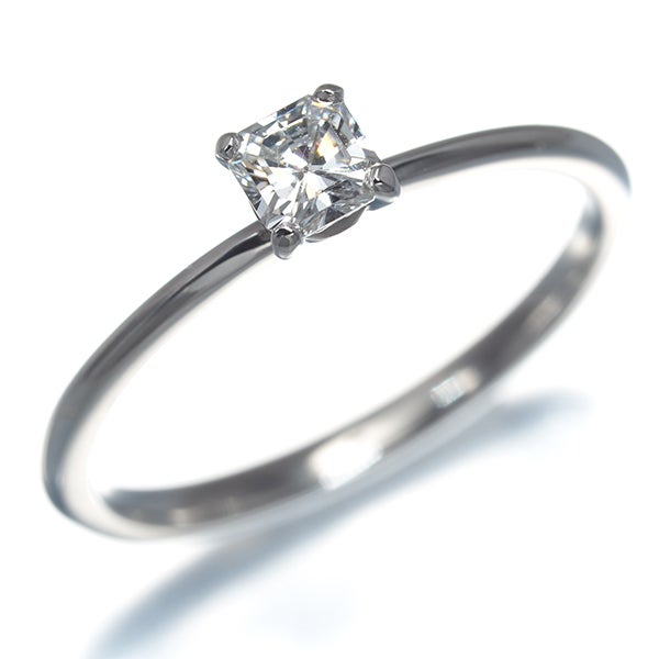 ティファニー リング  ダイヤ 0.22ct トゥルー ソリティア 10.5号 Pt950 