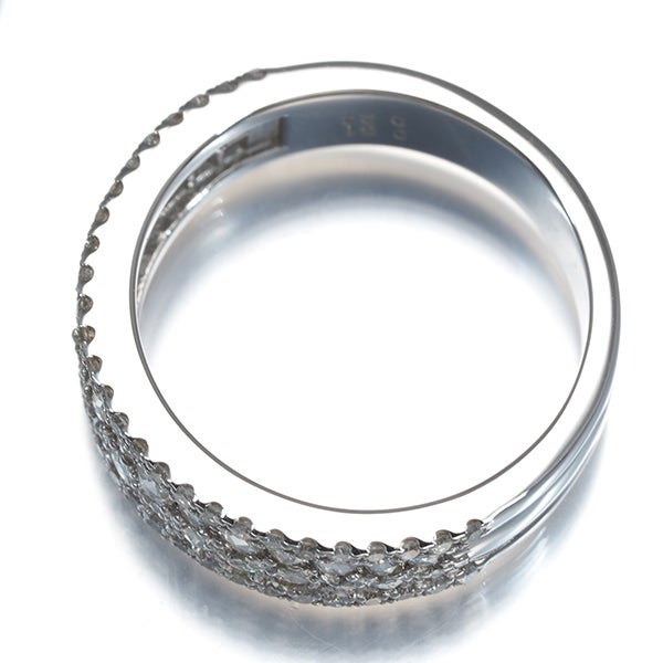  ダイヤ 0.51ct/0.24ct ローズカット 2種カット  リング Pt950 