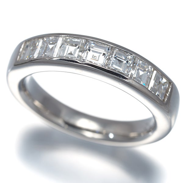  ダイヤ 1.15ct スクエアカット  リング Pt900 