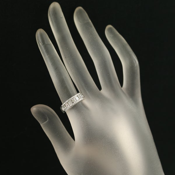  ダイヤ 1.04ct 2種カット  リング Pt900 