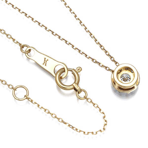 ヴァンドーム ネックレス  ダイヤ 0.25ct グレース  K18YG 