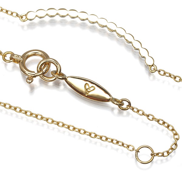 アーカー ネックレス  ダイヤ 0.10ct ビリーブユー  K18YG 