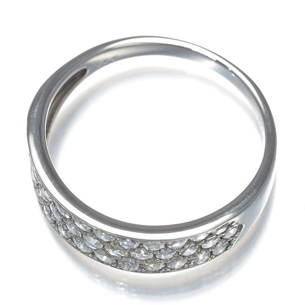  ローズカットダイヤ 0.50ct パヴェ  リング Pt950 