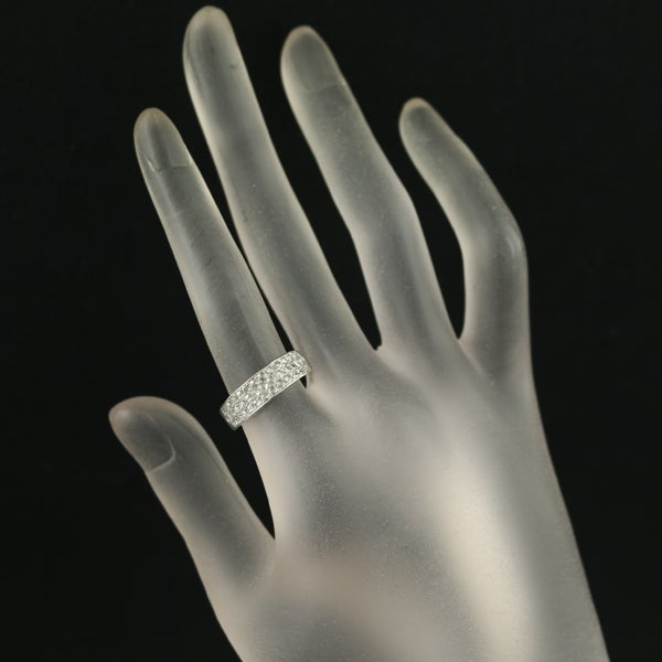  ローズカットダイヤ 0.50ct パヴェ  リング Pt950 