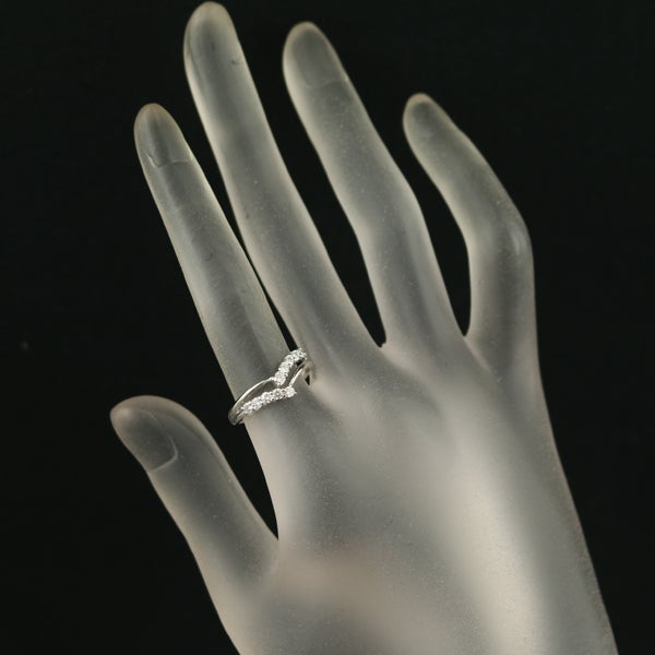  ダイヤ 0.32ct Vライン  リング Pt900 