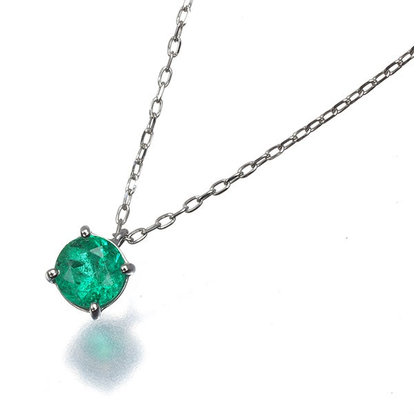 GSTV ネックレス  エメラルド 0.40ct  ダイヤ 0.18ct  3WAY K18YG/Pt950 
