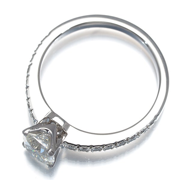 ティファニー リング  ダイヤ 0.66ct ノヴォ ソリティア クッションカット 9号 Pt950 鑑
