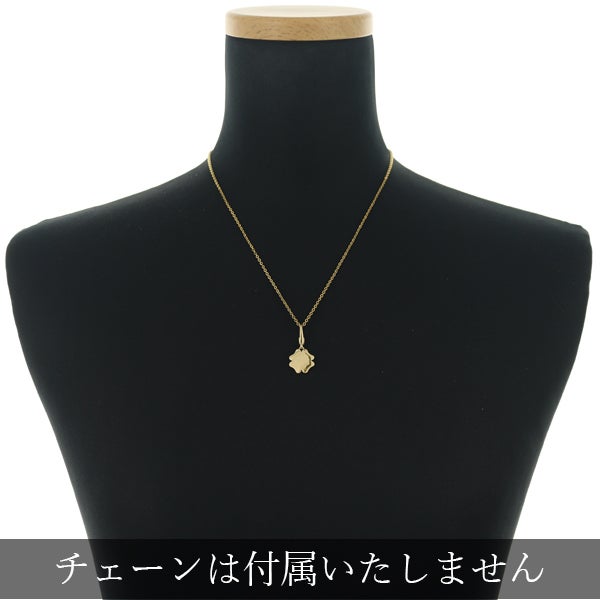 ブルガリ ペンダントトップ    クローバー チャーム K18YG 