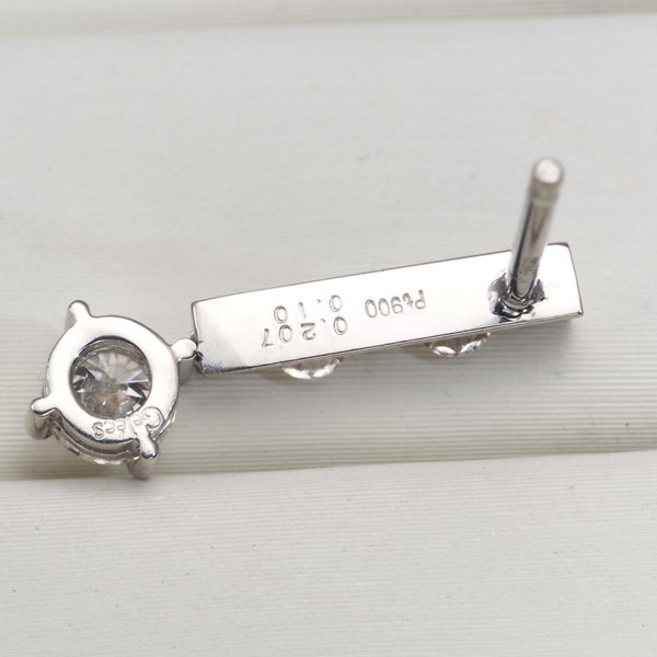 ジェレ ピアス  ダイヤ 0.219ct/0.207ct/0.10ct/0.10ct   Pt900 