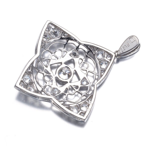 ダイヤ 0.54ct ミルグレイン 透かし  ペンダントトップ Pt950 