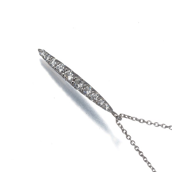 チャーミー ネックレス  ダイヤ 0.20ct  10P Pt900/Pt850 