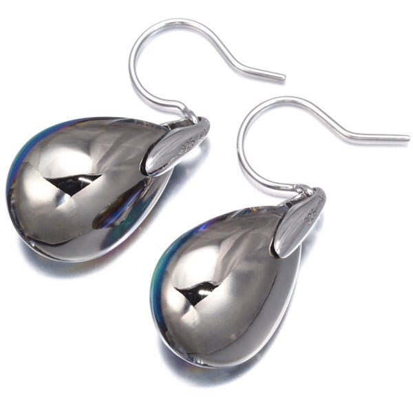 バカラ ピアス  クリスタルガラス フルールドゥプシデリック アクラミラー フック シルバー925 