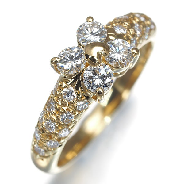 タサキ リング  ダイヤ 0.64ct  10号 K18YG 