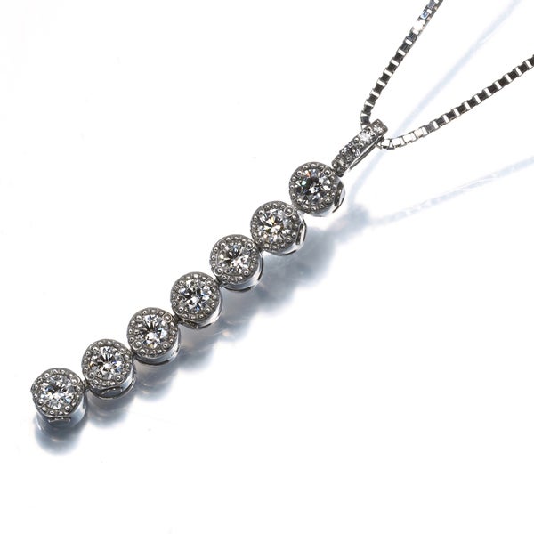ダイヤ 0.30ct H&C 4WAY リバーシブル ネックレス Pt900/Pt850/マグネット ソーティング