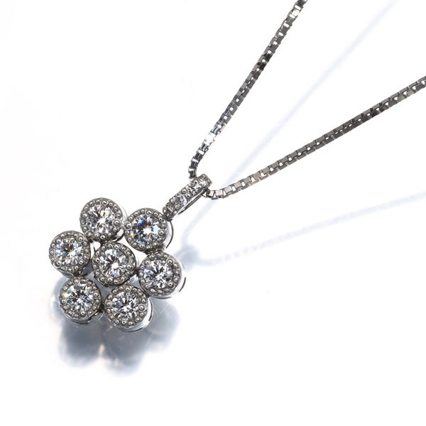ダイヤ 0.30ct H&C 4WAY リバーシブル ネックレス Pt900/Pt850/マグネット ソーティング