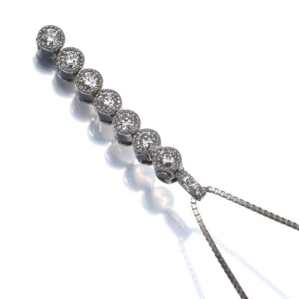 ダイヤ 0.30ct H&C 4WAY リバーシブル ネックレス Pt900/Pt850/マグネット ソーティング