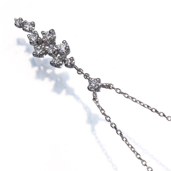 ヴァンドーム ネックレス  ダイヤ 0.13ct   Pt950/Pt850 