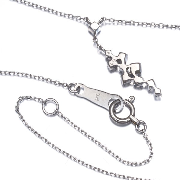 ヴァンドーム ネックレス  ダイヤ 0.13ct   Pt950/Pt850 