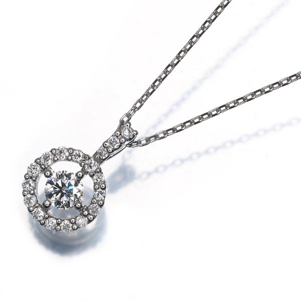 ヴァンドーム ネックレス  ダイヤ 0.115ct/0.07ct   Pt950/Pt850 