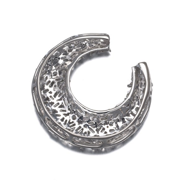 ダイヤ 0.50ct 2種カット  ペンダントトップ K18WG 