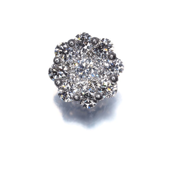  ダイヤ 1.00ct フラワー  ペンダントトップ Pt900 