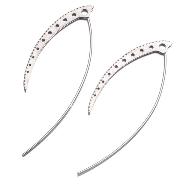 イーノス ピアス  ダイヤ 0.18ct/0.18ct  フック K18WG 