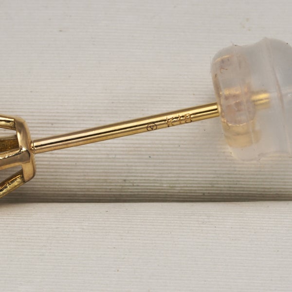 ヴァンドーム ピアス  オパール ダイヤ  フラワー K18YG 