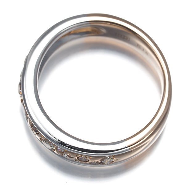カシケイ リング  ダイヤ 0.50ct メランジェ 10.5号 K18PG/WG 