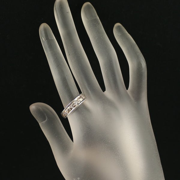 カシケイ リング  ダイヤ 0.50ct メランジェ 10.5号 K18PG/WG 