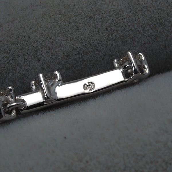 タサキ ネックレス  ダイヤ 0.36ct  9P K18WG 