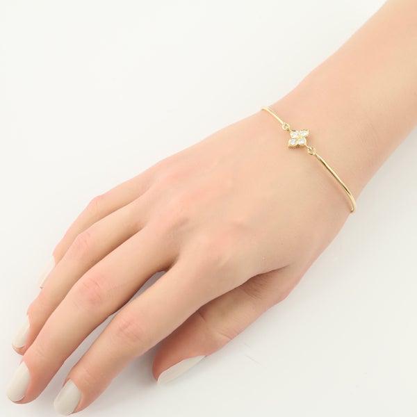 カルティエ ブレスレット  ダイヤ ヒンドゥ バングル K18YG 