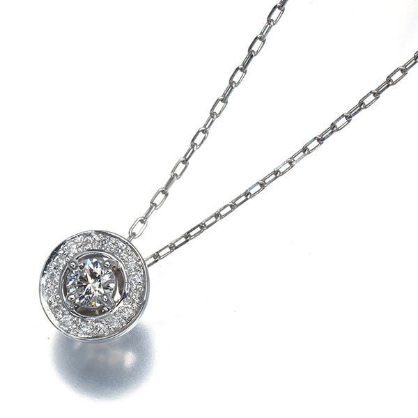フォーエバーマーク ネックレス  ダイヤ 0.17ct センターオブマイユニバース  Pt900/Pt850 