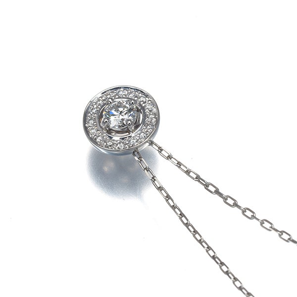 フォーエバーマーク ネックレス  ダイヤ 0.17ct センターオブマイユニバース  Pt900/Pt850 
