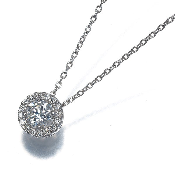 ラソマ ネックレス  ダイヤ 0.328ct/0.08ct   Pt900/Pt850 