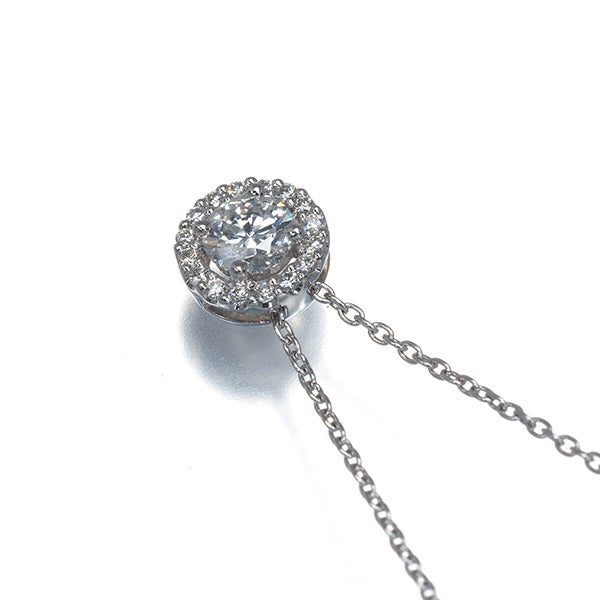 ラソマ ネックレス  ダイヤ 0.328ct/0.08ct   Pt900/Pt850 