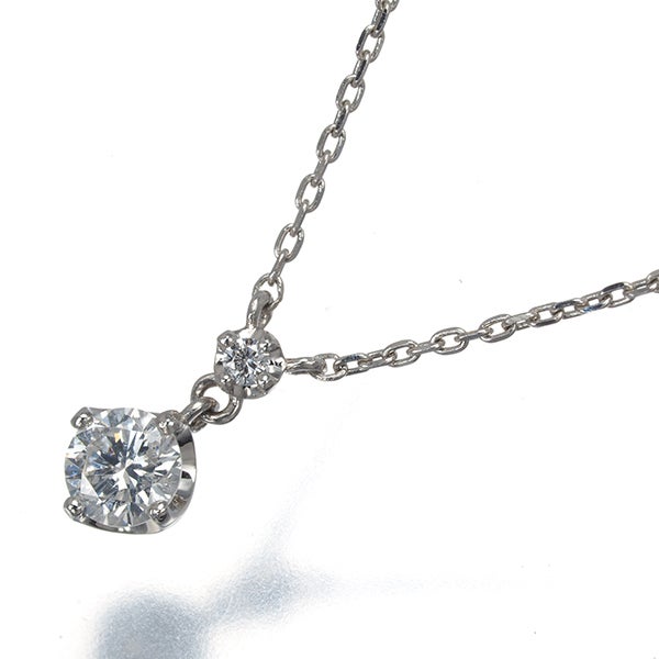 ヴァンドーム ネックレス  ダイヤ 0.16ct   Pt950/Pt850 