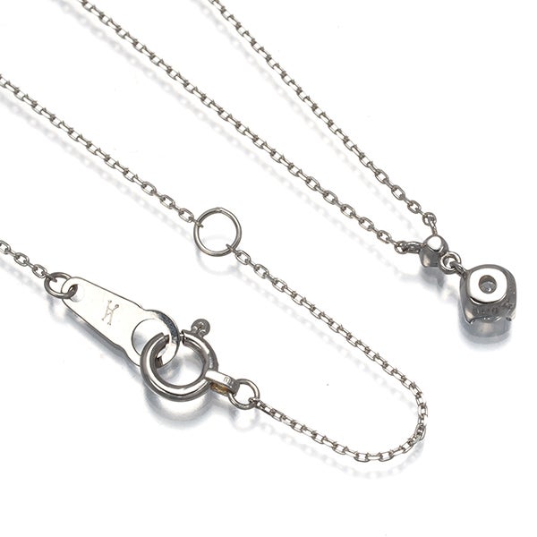 ヴァンドーム ネックレス  ダイヤ 0.16ct   Pt950/Pt850 