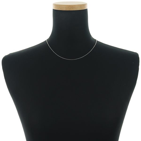カットボール チェーンネックレス 45cm K18WG
