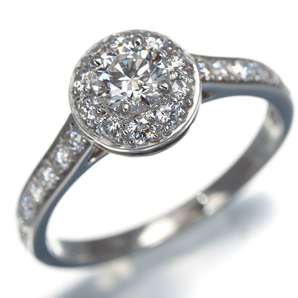 ヴァンクリーフ&アーペル リング  ダイヤ 0.31ct D VVS2 EX イコーヌ 9号 Pt950 鑑定書