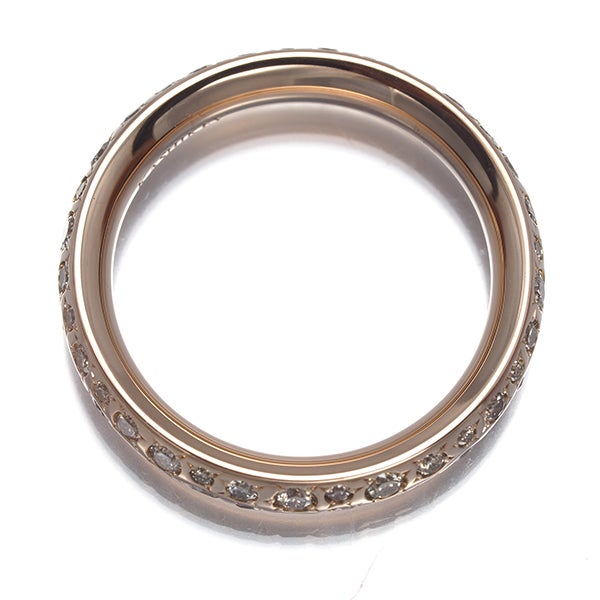 カシケイ リング  ダイヤ 0.85ct カシケイバンド フルエタニティ12号 K18PG 