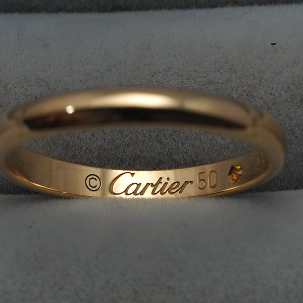 カルティエ リング  ダイヤ 1895 クラシックウェディング 2.5mm 50号 K18YG 