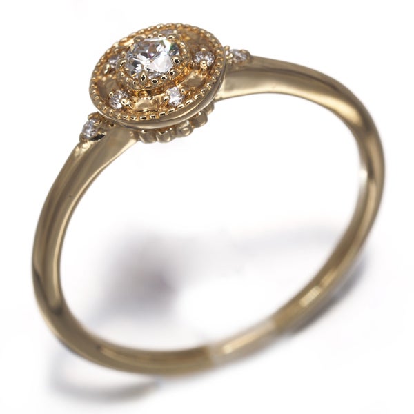 フェスタリア リング  ダイヤ 0.07ct/0.02ct Wish upon a star 10号 K18YG 