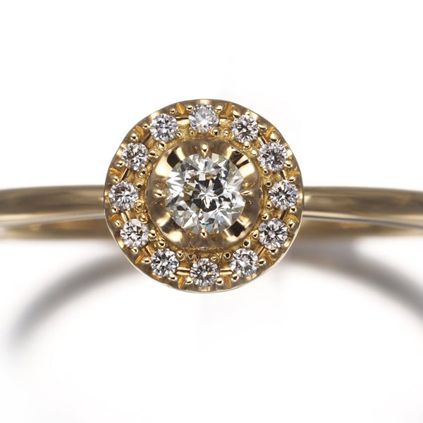 フェスタリア リング ダイヤ 0.091ct/0.05ct Wish upon a star 11号 K18YG